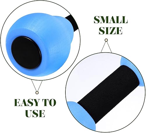 Miniatura 6 de STOBAZA 2pcs Adjustable Dumbbells for Women and Lightweight Water Sports Fitness Barbells for Pool Aerobics Strength Training Swimming and Home