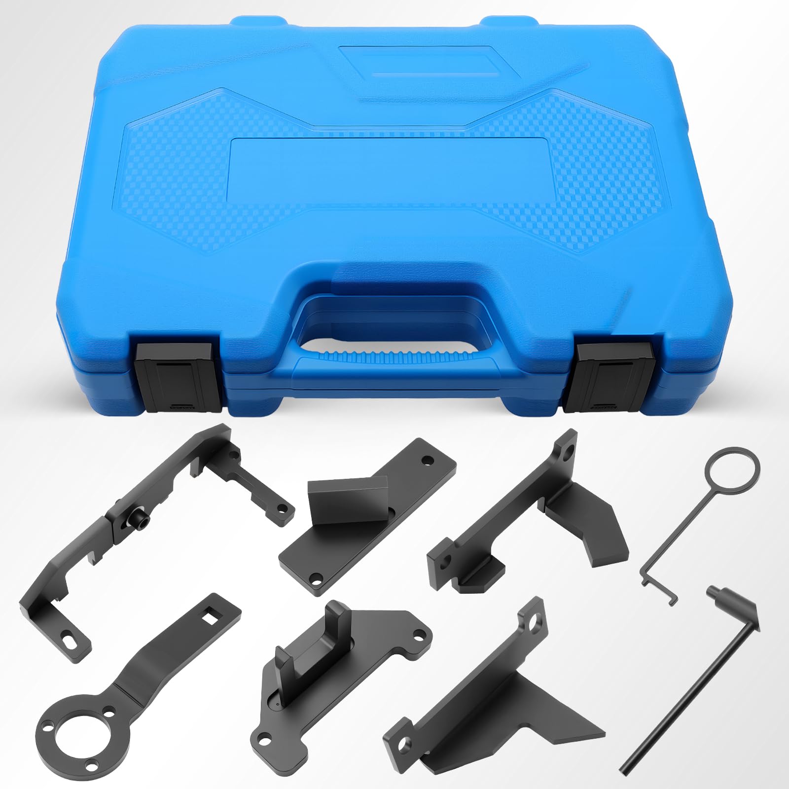 KAOLALI Kit di Strumenti per la Messa a Punto del Motore, Strumento di allineamento dell'albero a camme del Motore con Citroën Peugeot PSA Opel Toyota 1.0 1.2 VTI/VVT/GDI PureTech EB0(ZMZ)