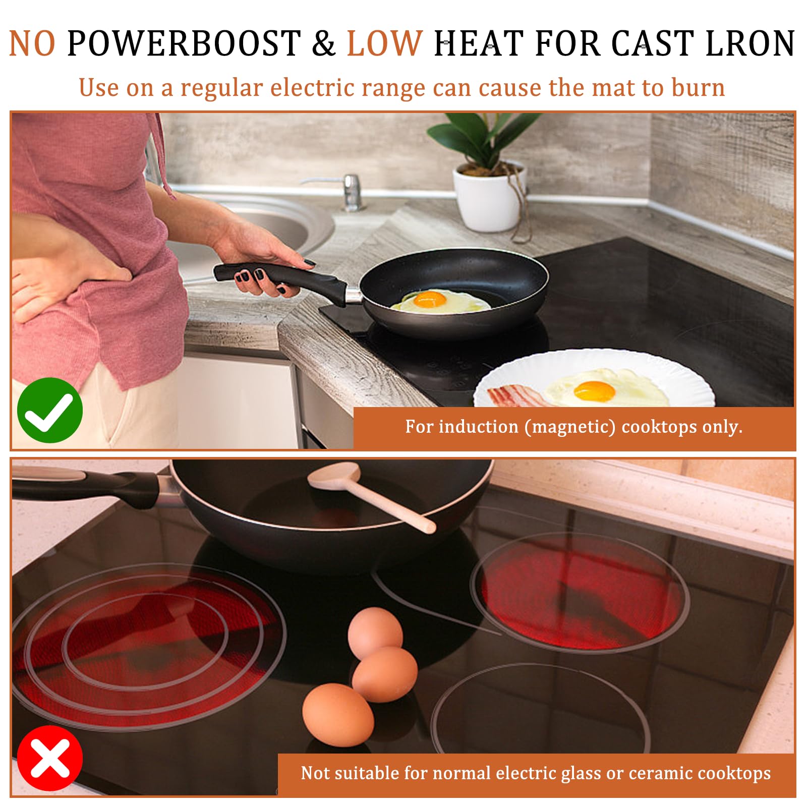 Tappetino Silicone Piano Induzione 52x78cm - Antiscivolo E Resistente Al Calore - Foto 4