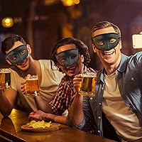 Vista 6 de Máscara elástica con encajes para adultos, material suave, ideal para fiestas temáticas y de disfraces