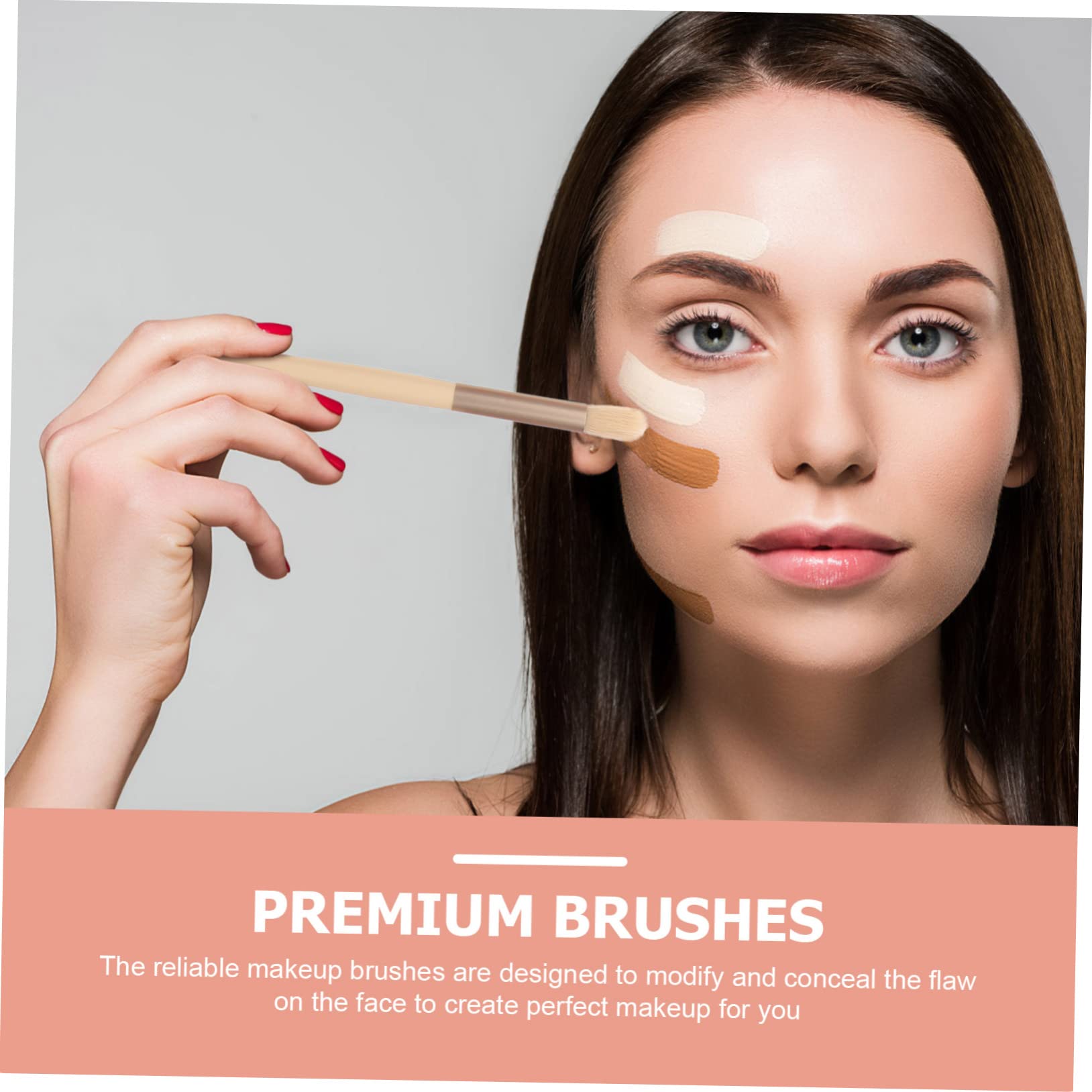 MAGICLULU 5 Sets Make-up-pinsel-set Pinsel Kosmetik-werkzeug Reise-make-up-set Kompakte Aufbewahrungstasche Für Beauty-tools Für Frauen Und Mädchen
