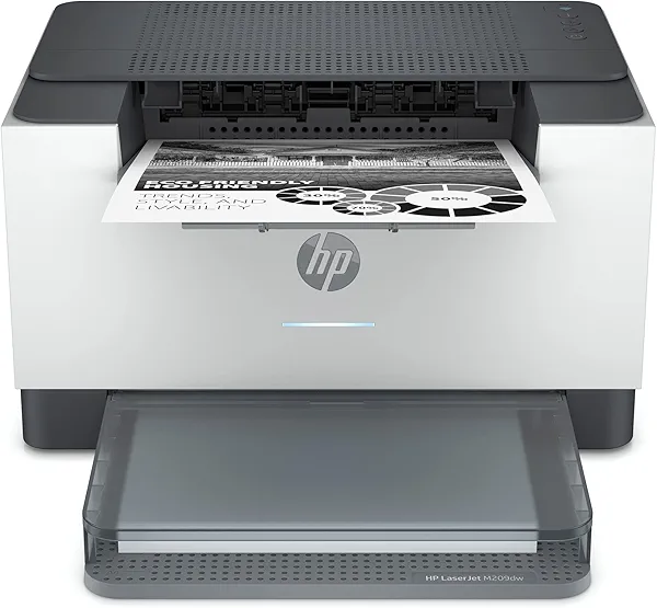 HP LaserJet M209dw Wireless Printer, Print, Fast speeds, Easy setup, Mobile printing, Best-for-small teams, Instant Ink eligible