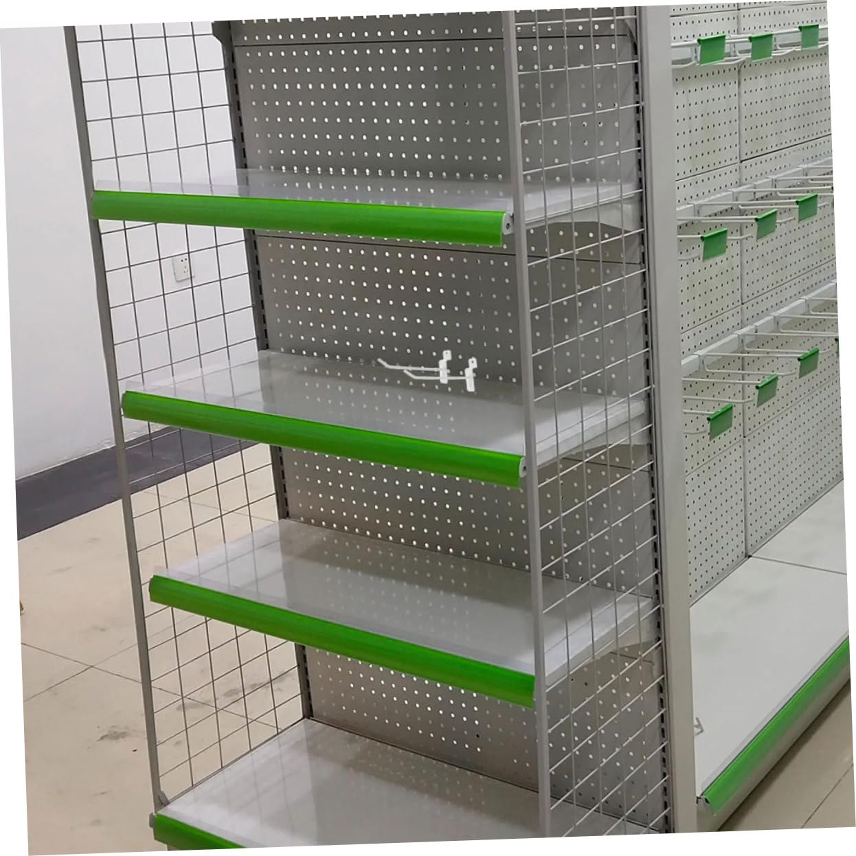 STOBAZA Elegant Supermarket Shelf Hooks 10cm Replacement Utility Hooks Iron Pegboard