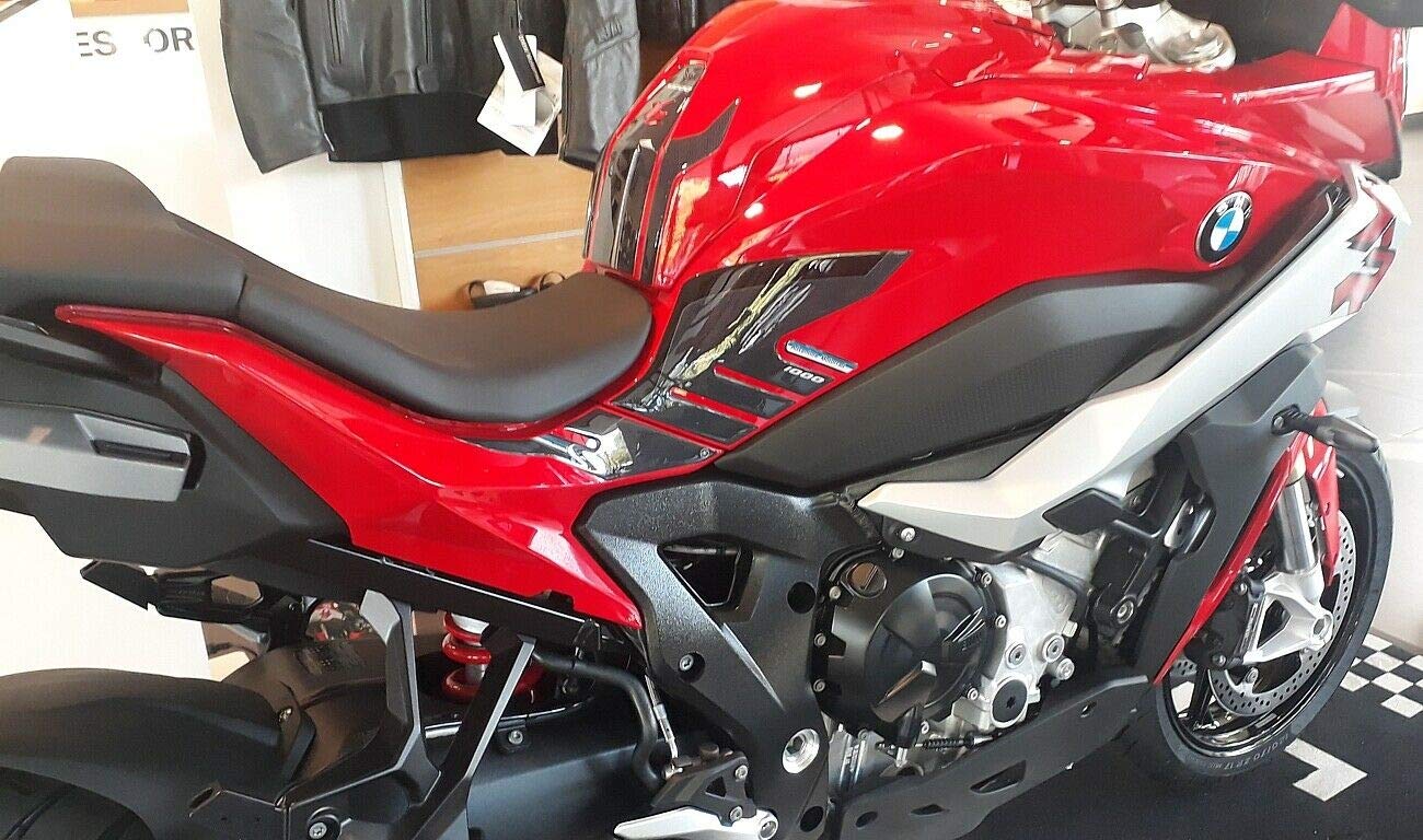 LABELBIKE 3D Motorrad Tankaufkleber kompatibel mit BMW