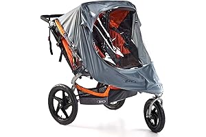 Duallie Double Bob Stroller Weather Shield | Water/Windproof, Ventilated & Easy Install