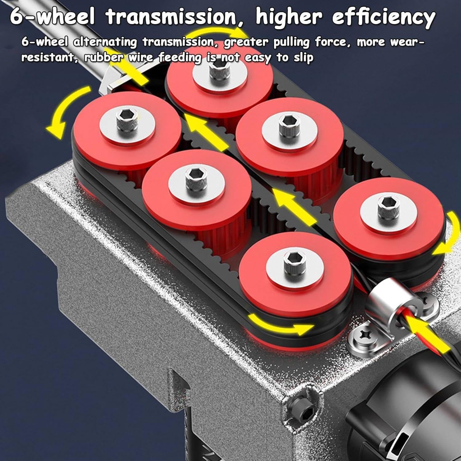 Enhebrador De Agujas Para Electricista Totalmente Automático, Tirador De Cables, Enhebrador De Agujas Eléctrico Con Batería De Litio, Velocidad De Tracción De Cables 40 M/Min,1Battery-37500mah