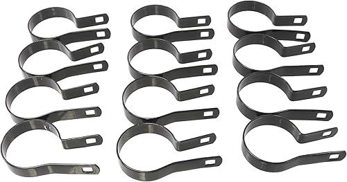 Miniatura 2 de Bandas de tensión del poste del acoplamiento de cadena NEGRO, hardware del poste de la esquina, piezas de la cerca de la