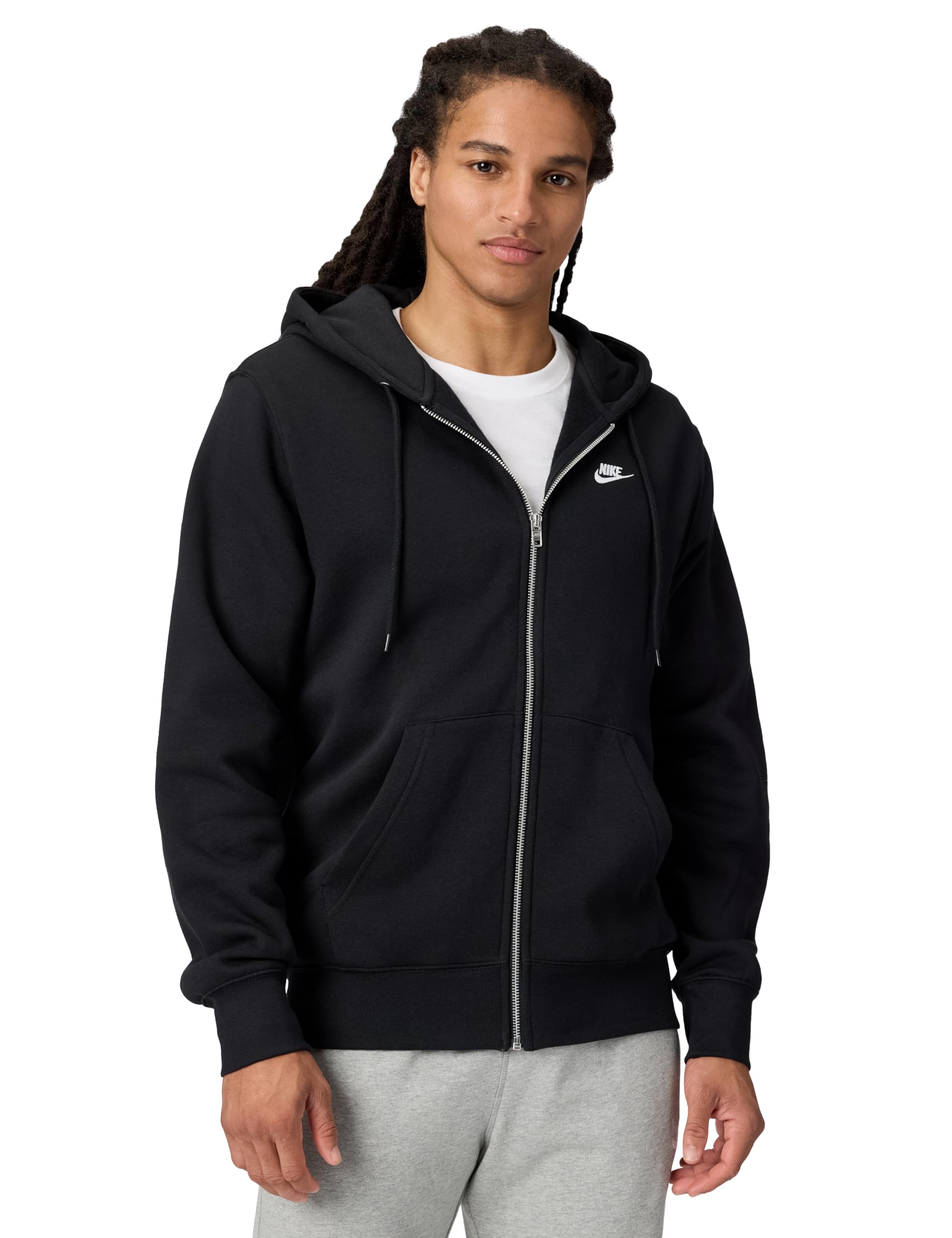 NIKE M NK Club BB FZ Hoodie Sweatshirt