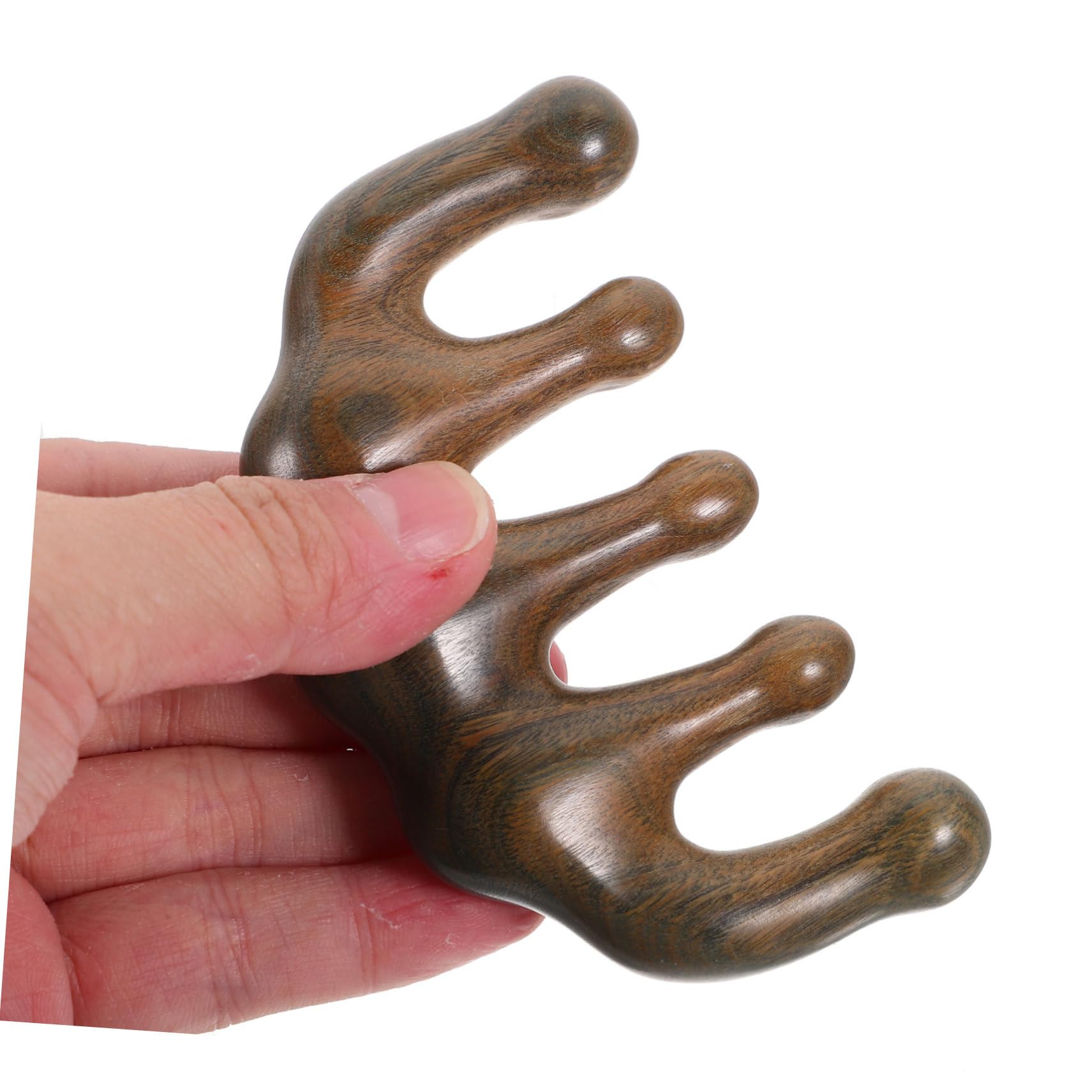 Beavorty Herramienta 4 Piezas Peine de sándalo peine pelo masajeador cuero cabelludo herramientas de masaje de masaje creativo masajeador de acupuntura corporal simple