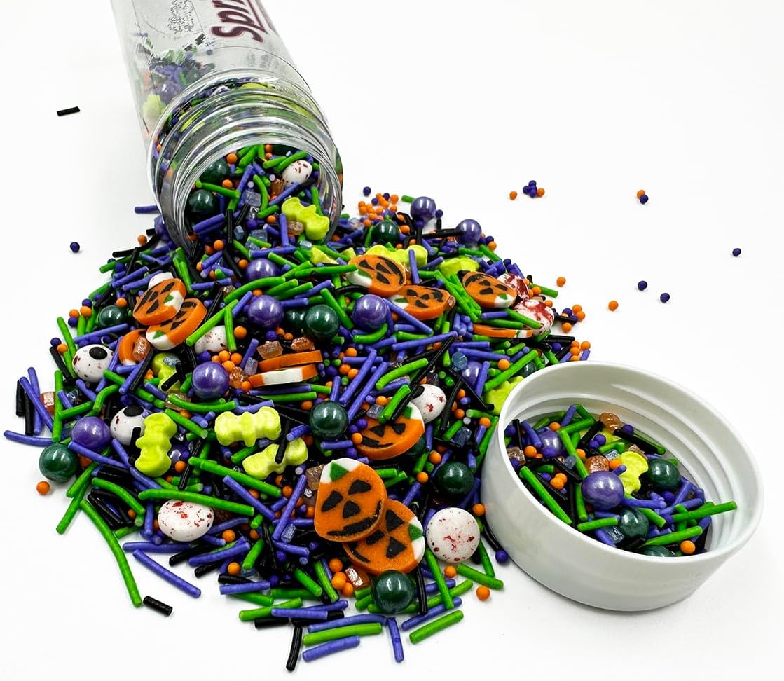 Halloween Sprinkles Candy for Cake Decorating Holiday for Baking Blood