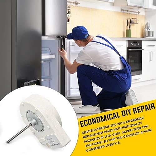 Miniatura 6 de Motor de ventilador evaporador DA31-00146E de Seentech - Ajuste exacto para refrigerador Samsung. Reemplaza DA32-00006G, DA32-00006L, DA32-00006M,