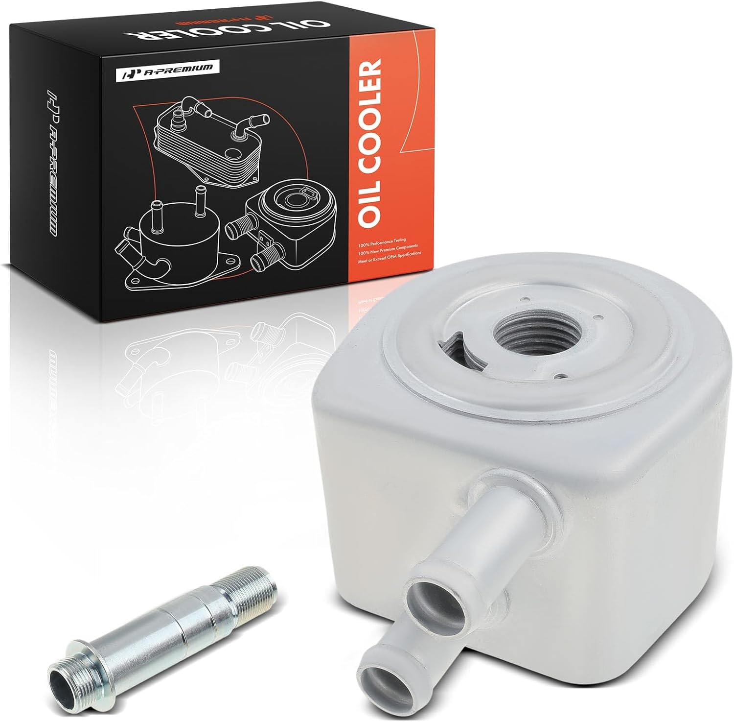 A-Premium Engine Oil Cooler Compatible with Ford F-150 Lobo 97-04 F-250 97-99 F-350 SUPER DUTY 99-03 Expedition Lincoln Navigator Blackwood