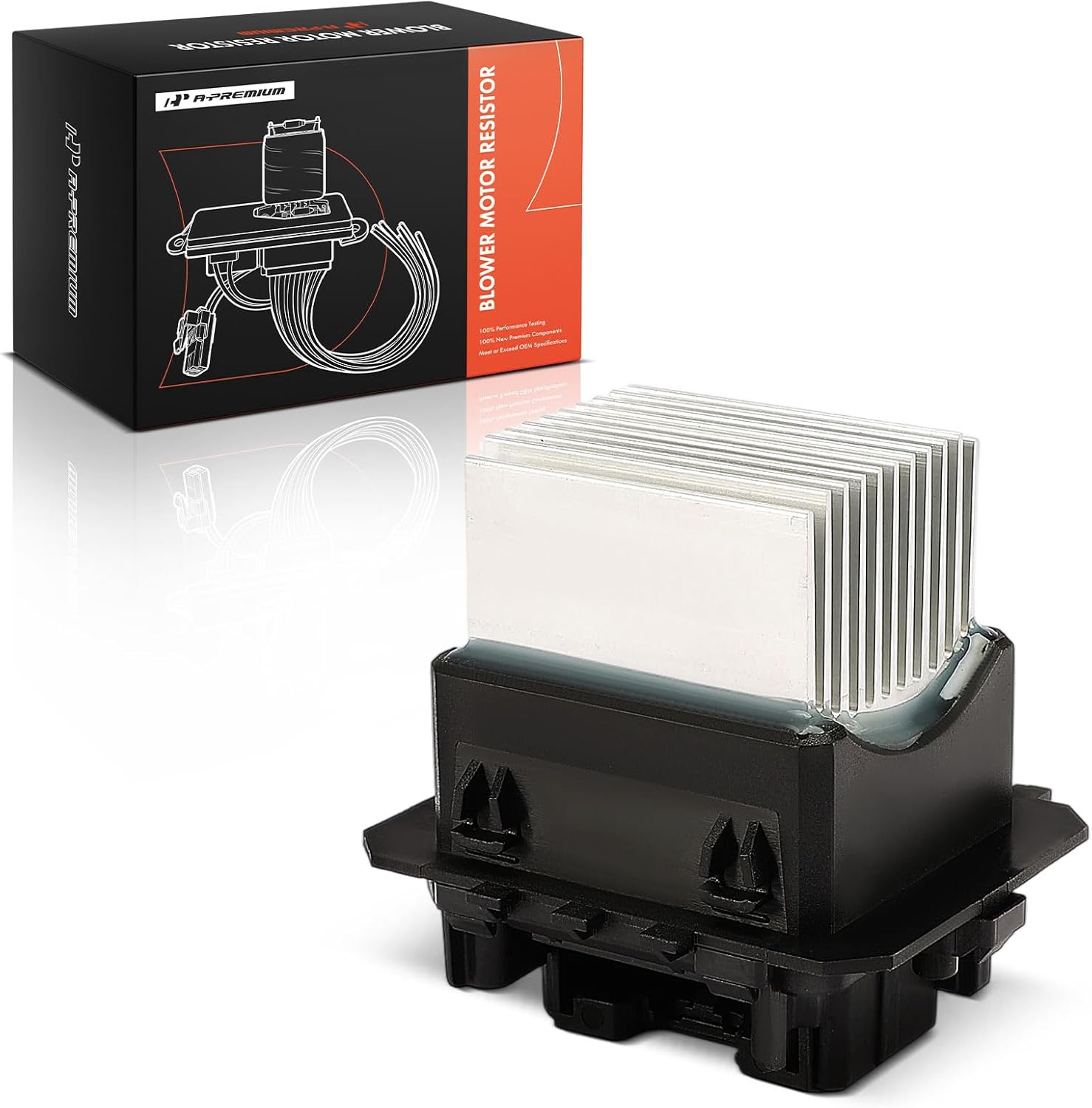 A-Premium Front HVAC Blower Motor Resistor Compatible with Ford Mustang 2015-2023