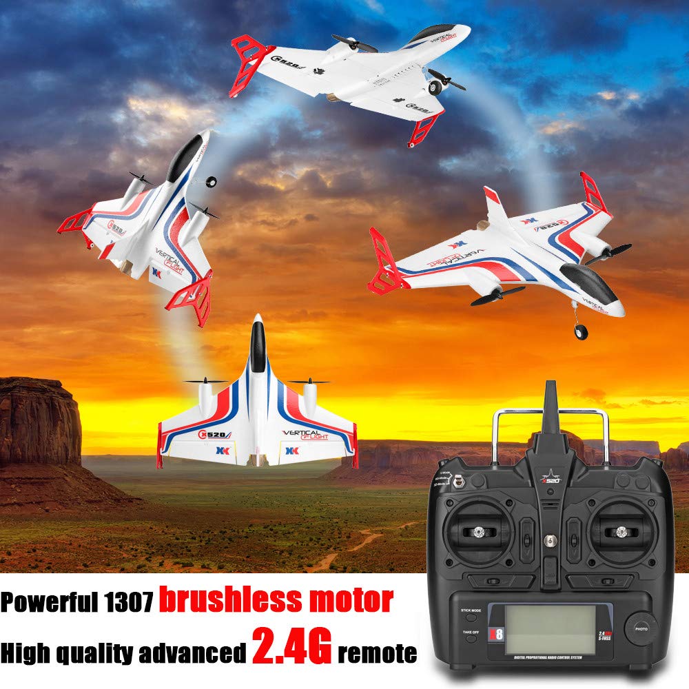 Buy WLTOYS XK X520 2.4G 6CH 3D/6G Airplane Vertical Takeoff Delta Wing