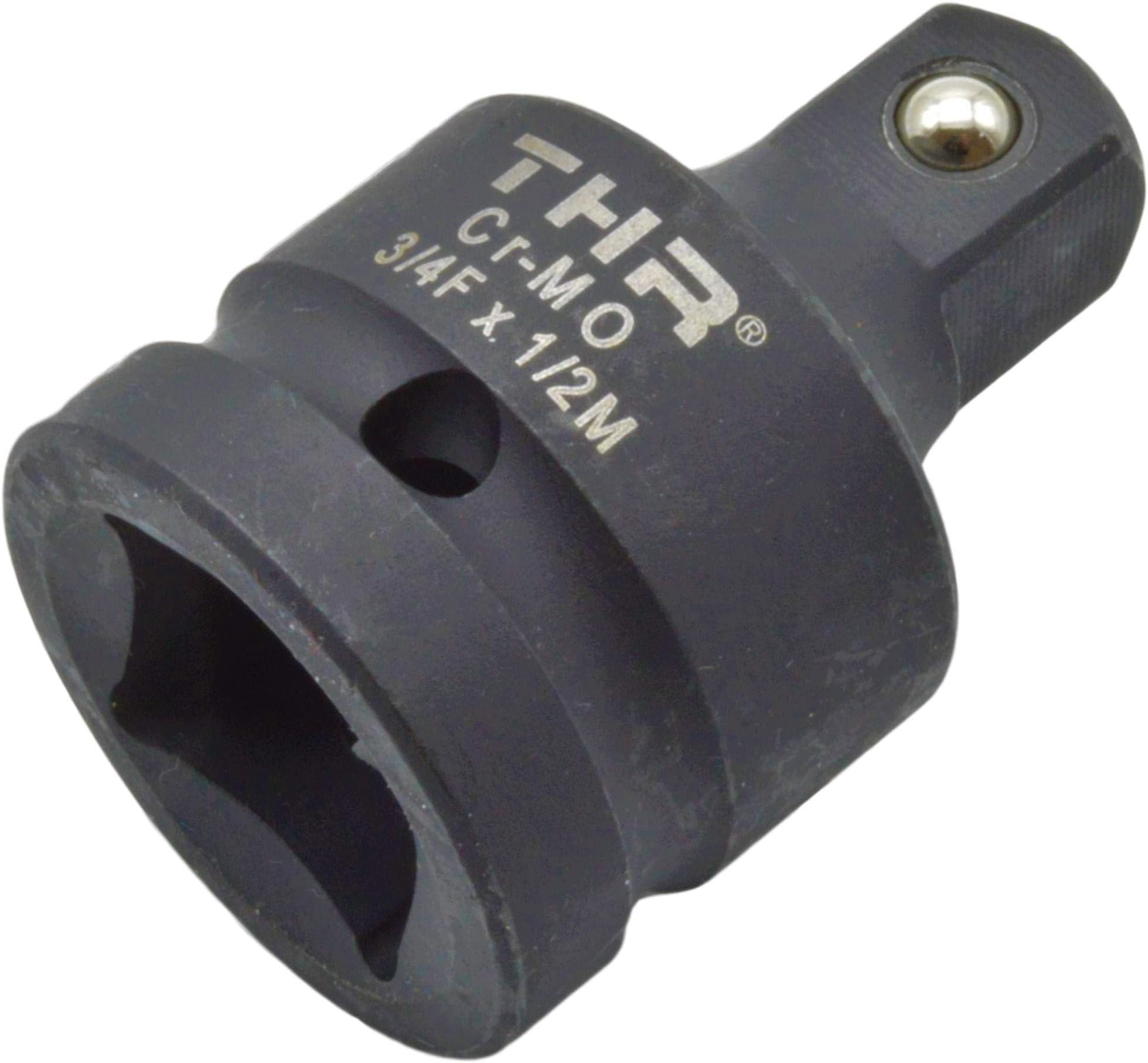 Power Adaptor, 3/4 Inch Inner to 1/2 Inch Outer Socket for Impact Wrench