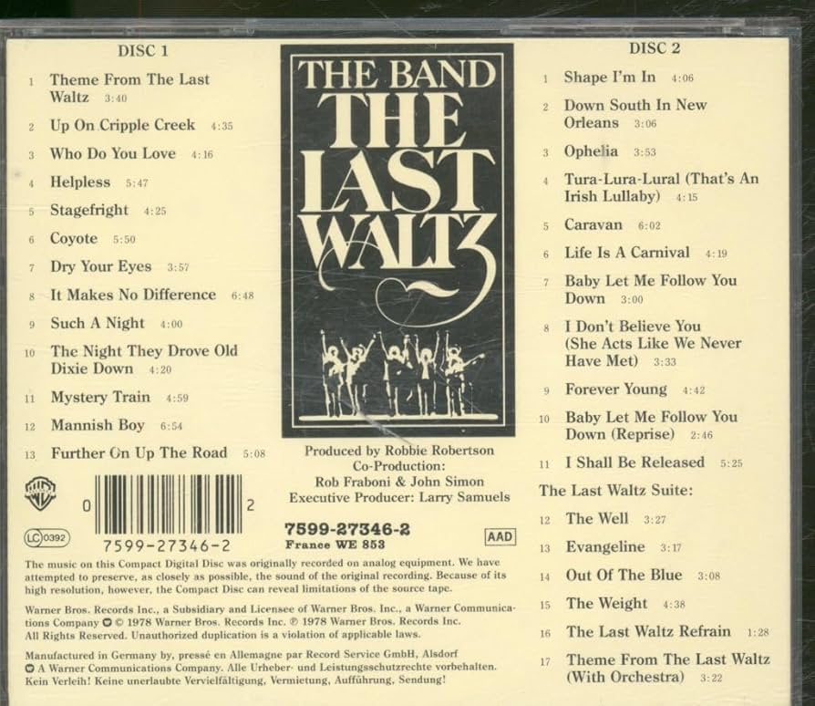 Amazon.co.jp: Last Waltz: ミュージック