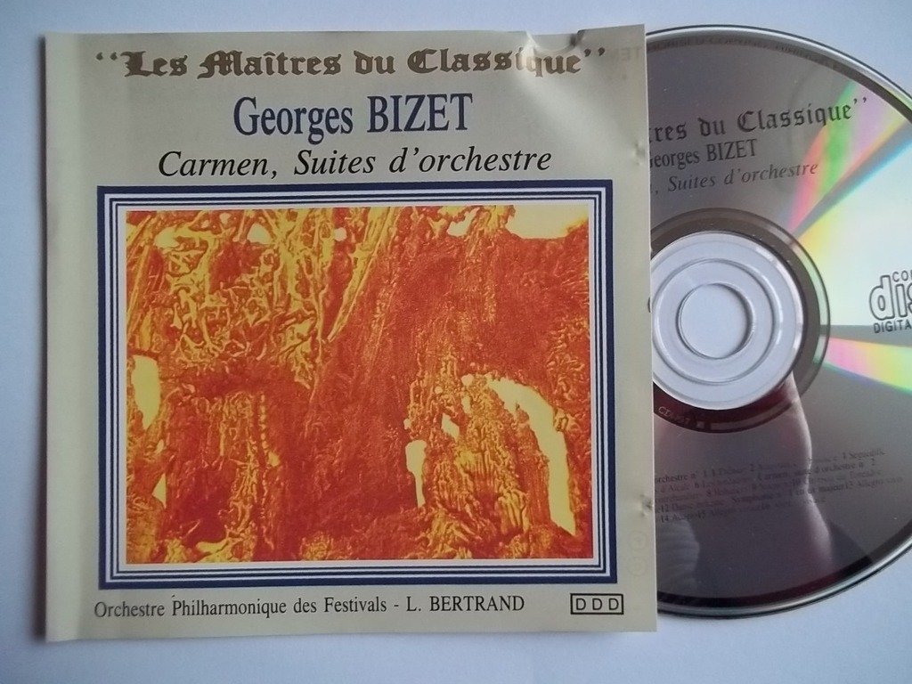 BIZET : CARMEN , SUITE D'ORCHESTRE - SYMP. N° 1 en ut majeur [Audio CD] Loic Bertrand / Orchestre Philharmonique des Festivals