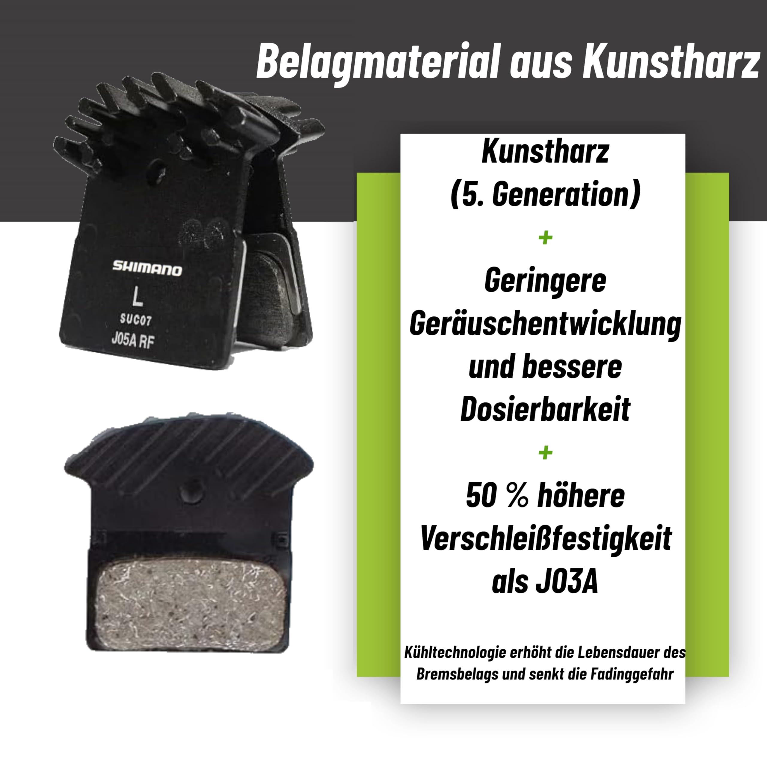 Scheibenbremsbeläge 4-Kolben - Für Mountainbike Bremsen