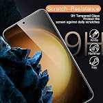 For Samsung Galaxy S23 Ultra Screen Protector Tempered Glass + Camera Lens Protector[3+1 pack] [3D Curved Edge] [9H Hardness] [Bubble Free] Case Friendly Easy Installation for Samsung Galaxy S23 Ultra