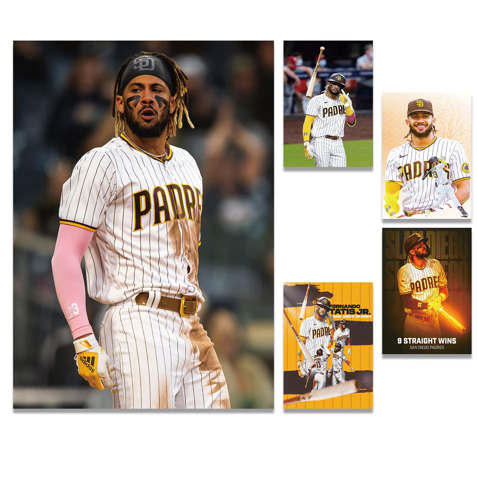 Amazon.co.jp: Fernando Tatis Jr 野球選手 ポスター 5枚 ウォール