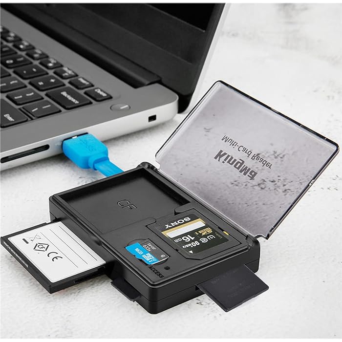 Buy SD Card Reader, 3 in 1 Portable USB 3.0 Card Hub 5Gbps High Speed