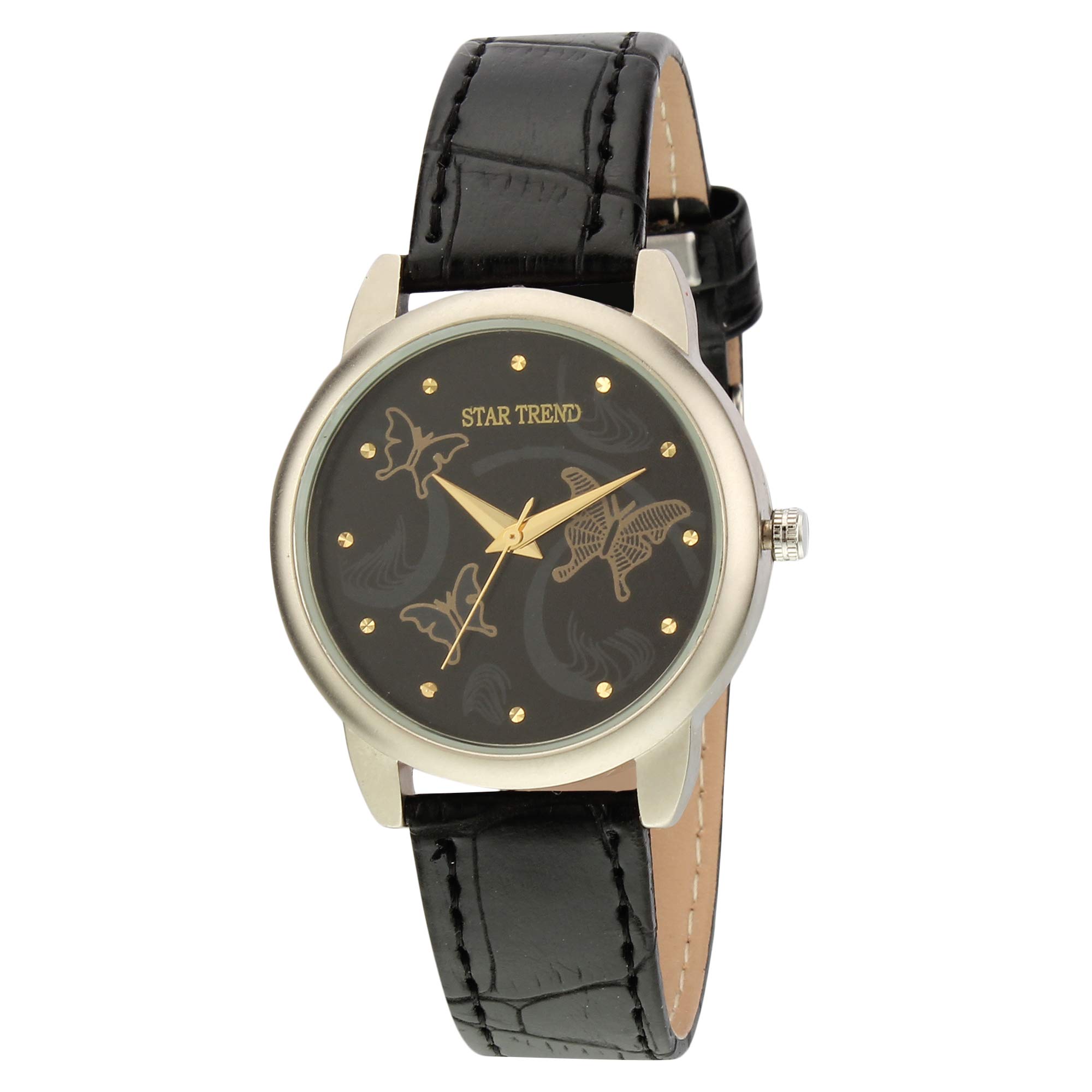 STARTREND ST-158 Analogue Black and Gold Dial Girls and Womens Watch (B07S32J46L) Amazon Price History, Amazon Price Tracker