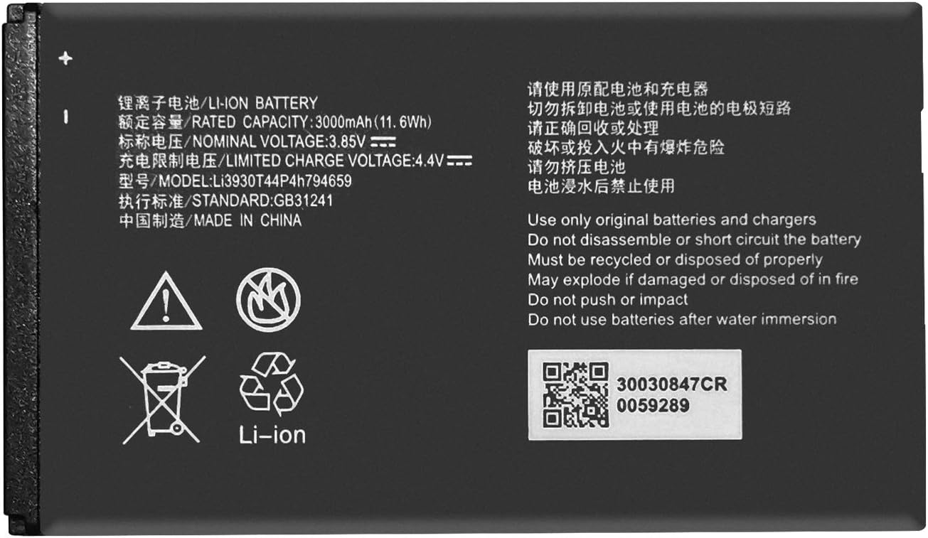 MF985 Battery Replacement for ZTE MF985 AT&T Velocity 2 Hotspot Li3930T44P4h794659