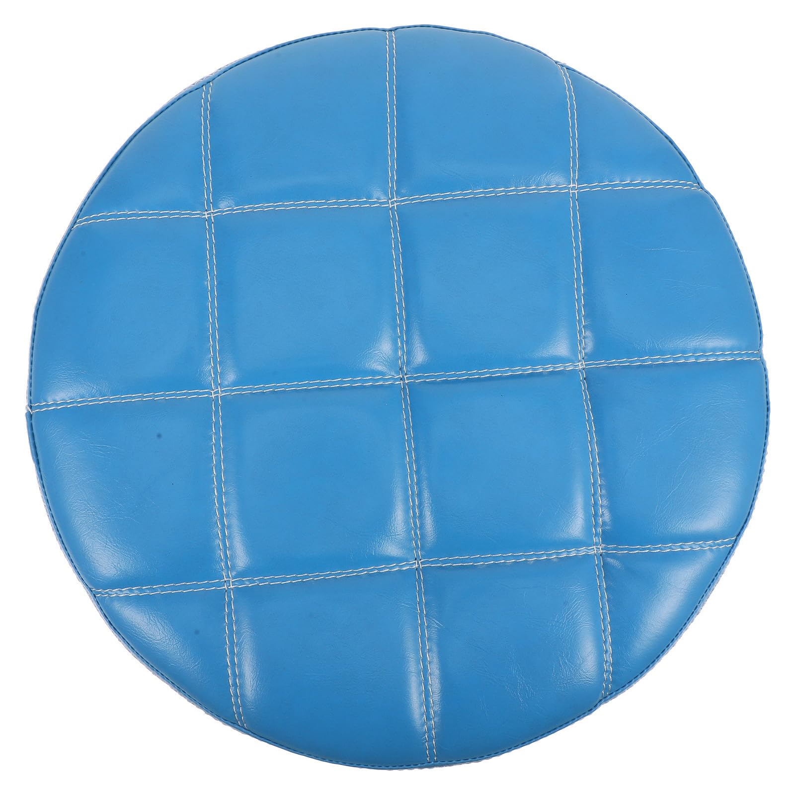 Funda asiento silla redonda de PU para reparar taburete de bar desgastado