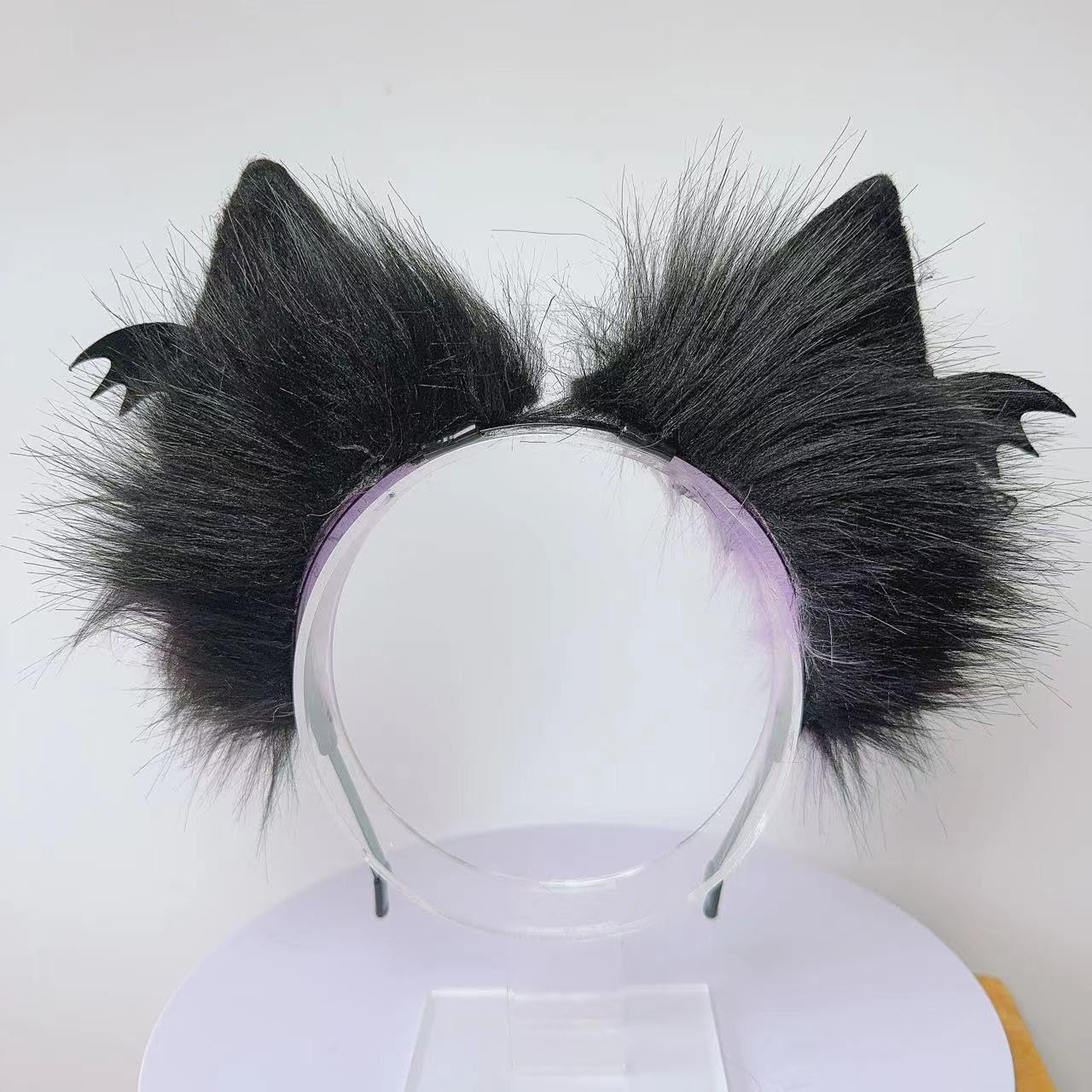 Ekwikzz Cat Cosplay Ears Cat Ears Headbands Clips Accessories Punk Gothic Cross NEW01-ALL