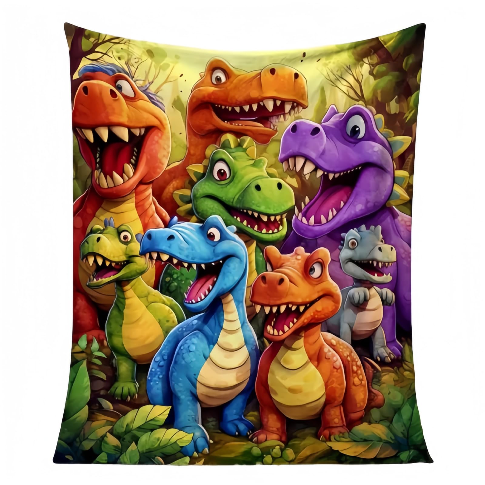 Couverture dinosaure douce pour des moments cocooning en famille