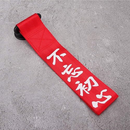 Miniatura 6 de Cuerda de remolque universal para automóvil, correa de remolque con personalidad de carreras, parachoques delantero y trasero, decoración de