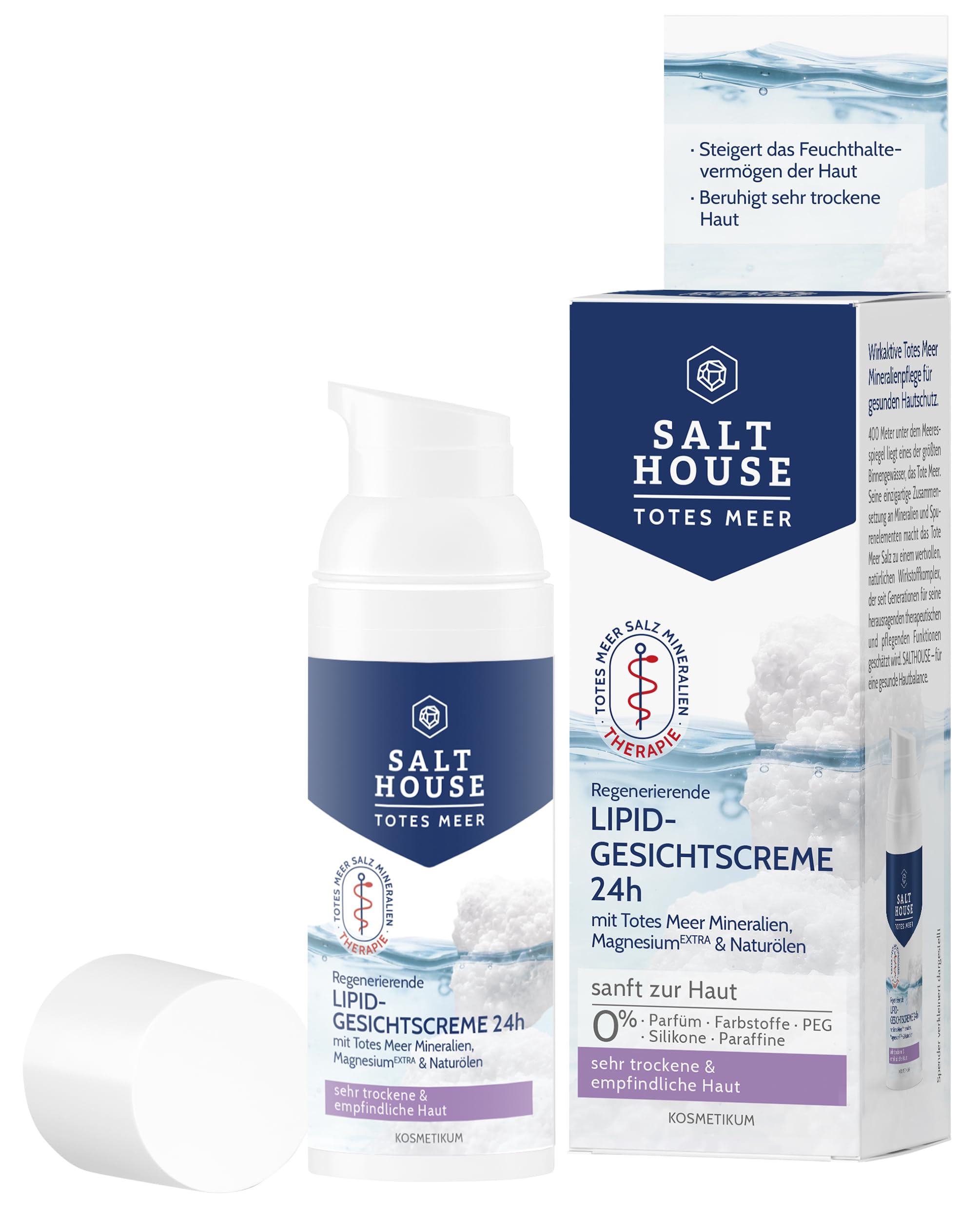 Salthouse Dead Sea Regenerating Lipid Face Cream 24 Hours