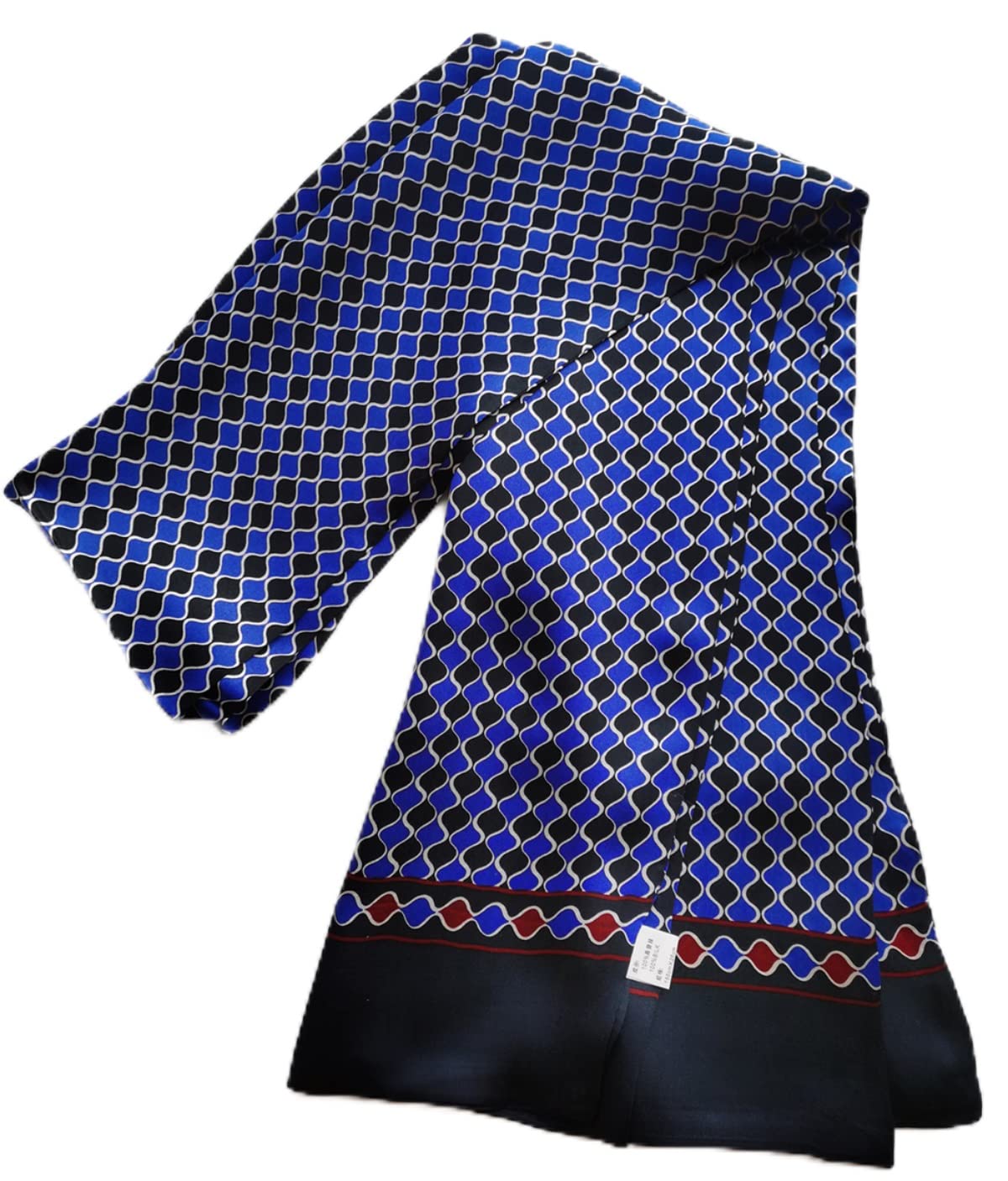 Men's 100 Silk Scarf Double Layers Fashion Neckerchief Formal Casual