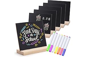 Decorative Mini Chalkboard Signs with Stands for Tabletop Display