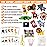 CiyvoLyeen Kids Sewing Kit Crafts - Safari Jungle Animal DIY Felt Crafts for Boys & Girls Art & Craft Set Learn to Sew Toy Animals Gift for Ages 7-12, 10 Cute Projects