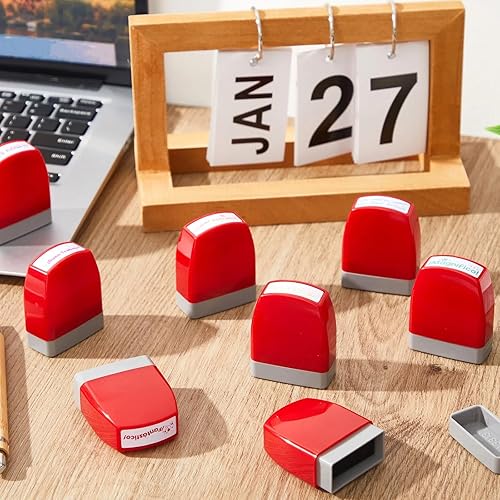 Vista 20 de Qilery 8 sellos para profesores, regalos de calificación en español, de goma, autoentintado, motivación para la escuela, español, aula, premios Azul