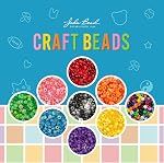 300pcs John Bead Assorted Purple Plastic Pony Craft Beads for DIY Jewelry Bracelet Necklace Making, 120g