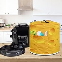 Vista 38 de Cubierta abstracta para freidora de aire con estampado de corazón, cubierta de olla a presión de 3 cuartos de galón, cubierta antipolvo para olla a