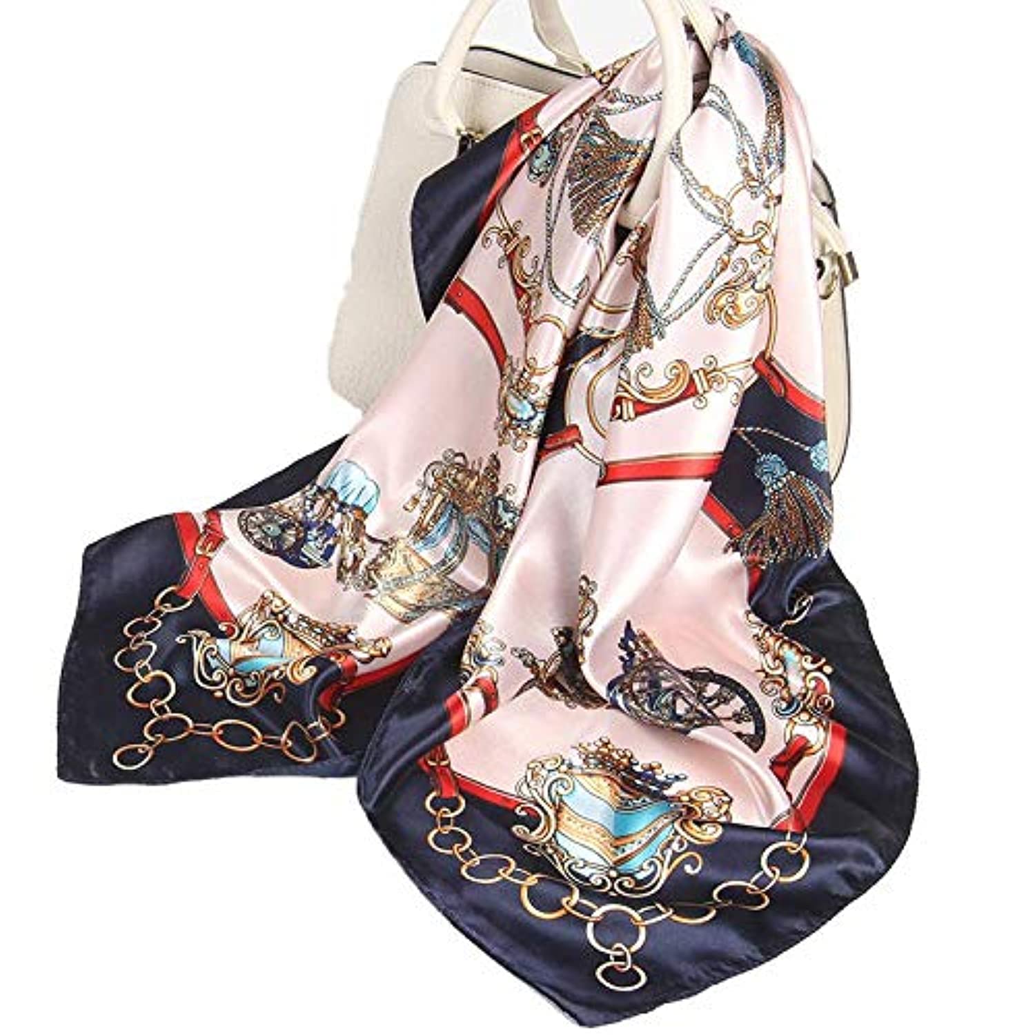 Silk Scarf Satin Scarf Printed Leopard Print