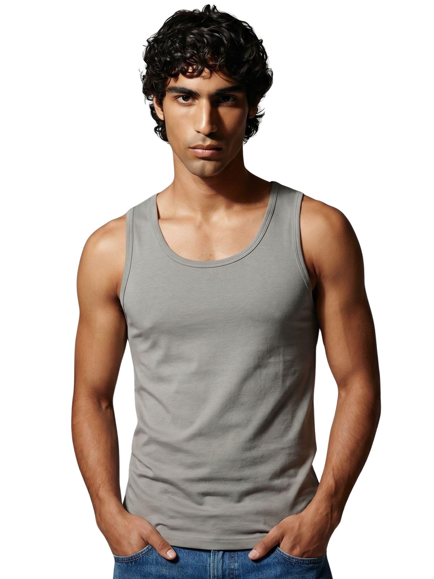 bummer Men’s 100% Cotton Summer Vest (Baniyan) | 140 GSM Lightweight Fabric | Breathable, Soft and Smooth on Skin | All-Day Comfort Innerwear for Man-picture-51
