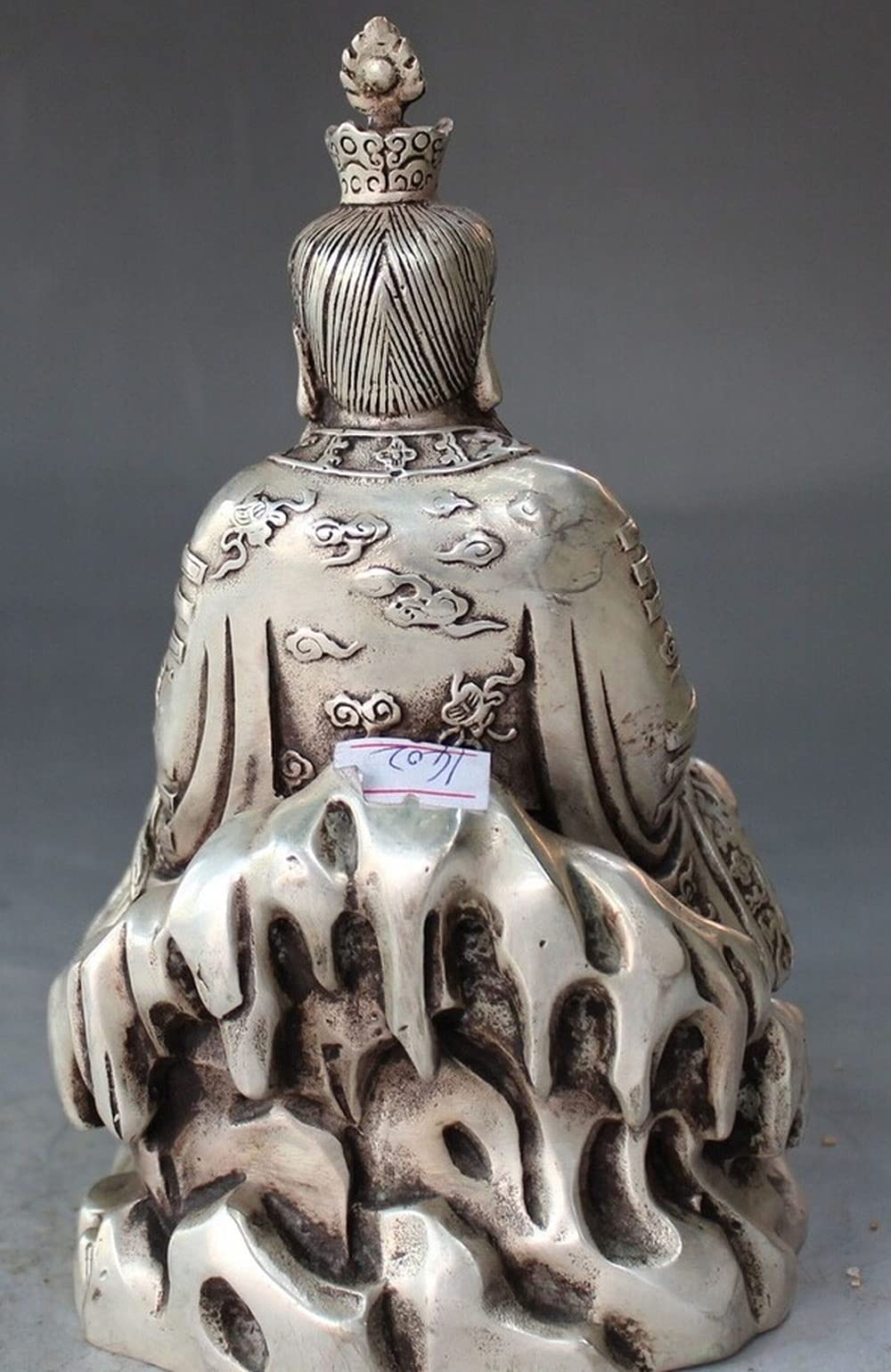 Amazon.co.jp: 中国の銀の道教の創始者太上老君モラル不滅の像