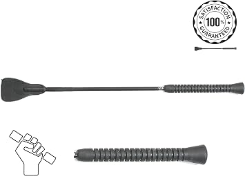 Ringed Handle Riding Jumping Bat Whip
