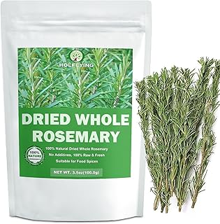 100% Natural Dried Whole Rosemary Sprigs, 3.5oz(100g), Rosemary Sprigs S...