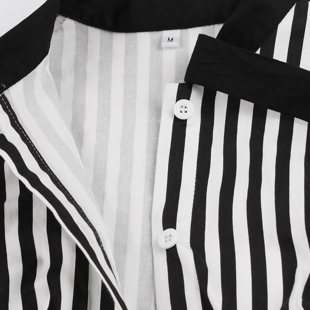 小物 50's style rockabilly striped tie Amazon.com: EFOGEP 1950s Dress for Women Retro Black and
