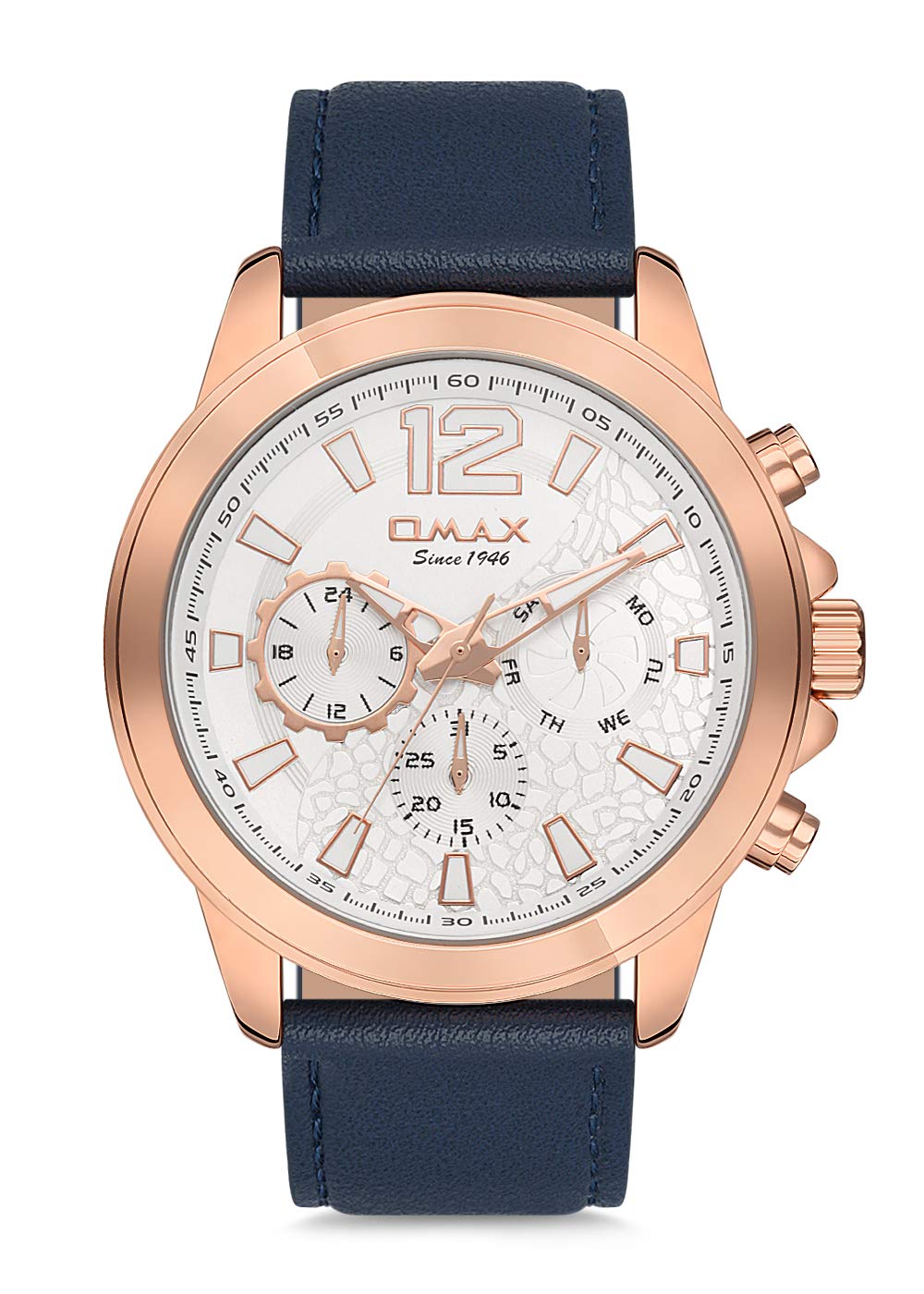 OMAX Analog Multifunction White Dial Men’s Watch - GX20R64I (B07MNF555F) Amazon Price History, Amazon Price Tracker