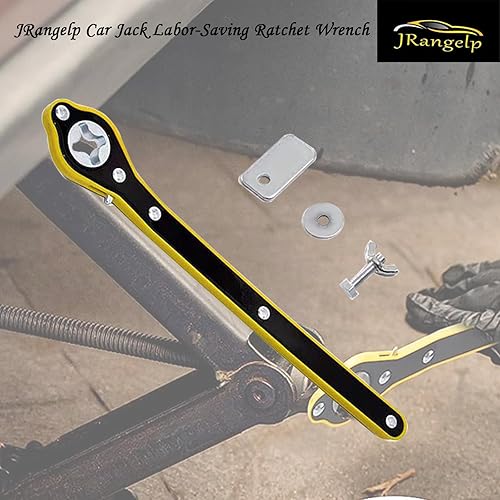 Car Labor-Saving Jack Ratchet Wrench, Metal Shear Jack Wrench Reinforcement Design