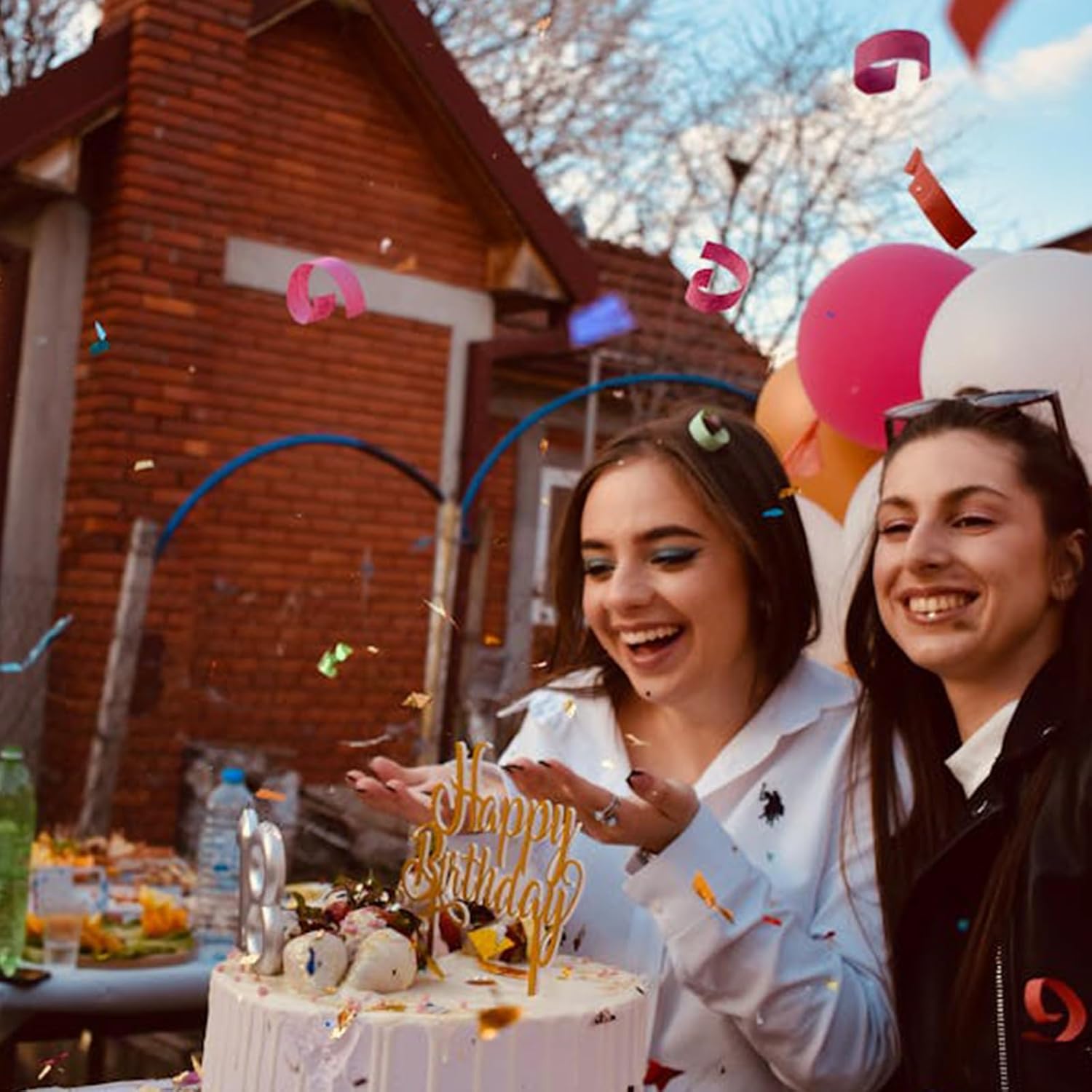 Blue Chalcedony Bangle Bracelet Bead Stretch 8mm Round Translucent Gemstone Elastic Bangle Good Luck Charm Healing Jewelry Gift for Wife Mom Valentine's Day Birthday Anniversaries - Image 8