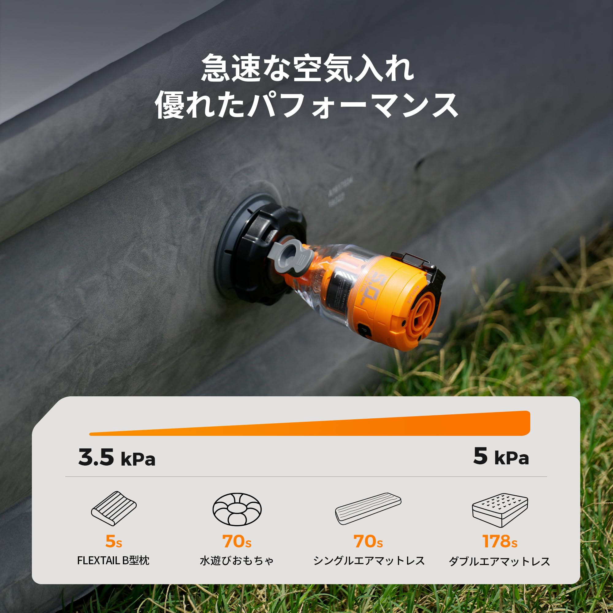 Amazon.co.jp: FLEXTAILGEAR MAX PUMP 3 Air Pump Electric Pump