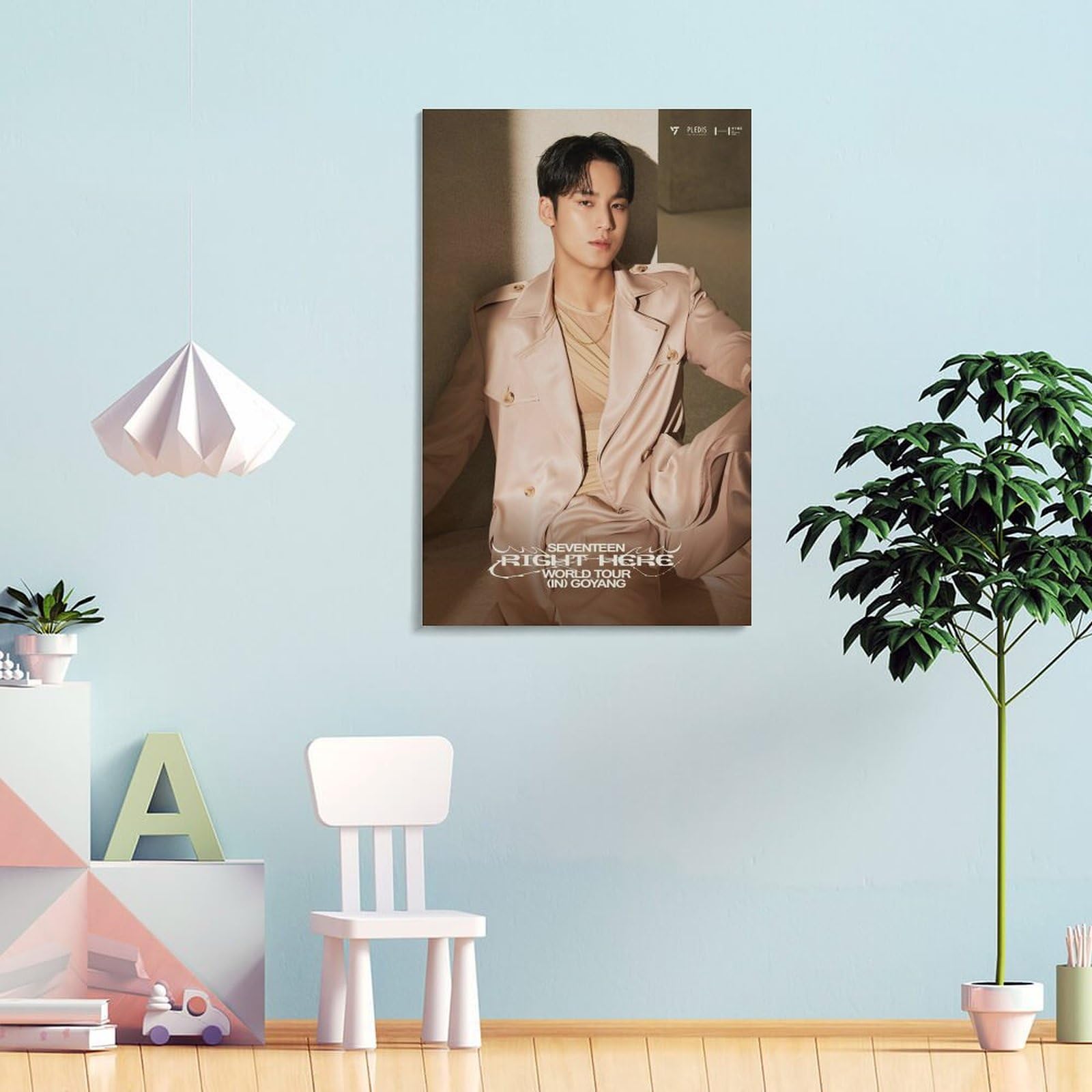 STAR MINGYU SEVENTEEN RIGHT HERE WORLD TOUR ALBUM COVER Poster And