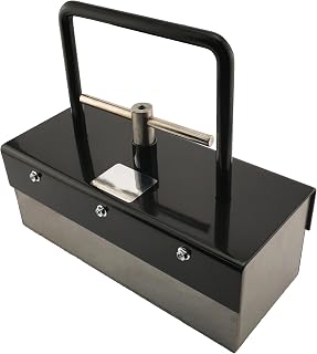 Heavy-DutyMagnetic Bulk Parts Lifter with Release, 11.25" Length, 4.75" Width, 9.75" Height Including Handle, 13 Pounds Capacity, 1 Each